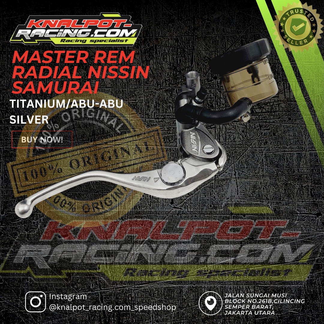 MASTER REM RADIAL NISSIN SAMURAI TITANIUM/ABU-ABU SILVER